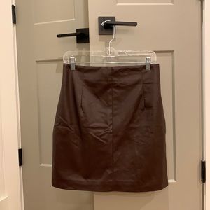 Brown skirt